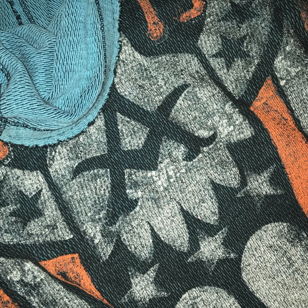 Reversible affliction zip up hoodie.